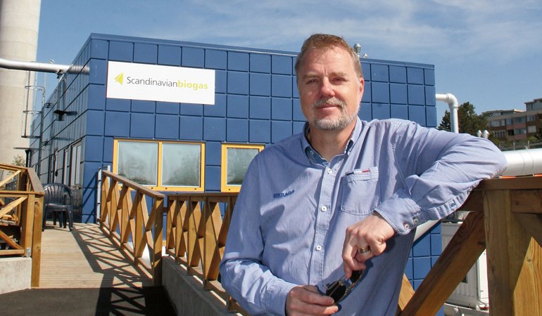 Michael Olausson, affärsutvecklingschef på Scandinavian Biogas