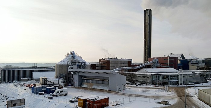 Den nya bränslemottagningen, Vattenfall Uppsala