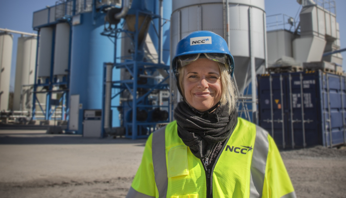 Linda Löwhagen är miljöspecialist på NCCs division asfalt.
