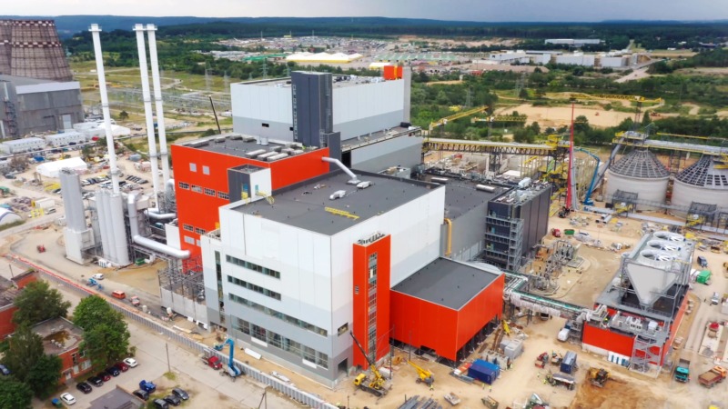 Stort biokraftvärmeverk i Vilnius tas i drift