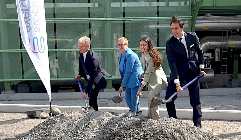 Historiska spadtag för koldioxidinfångning