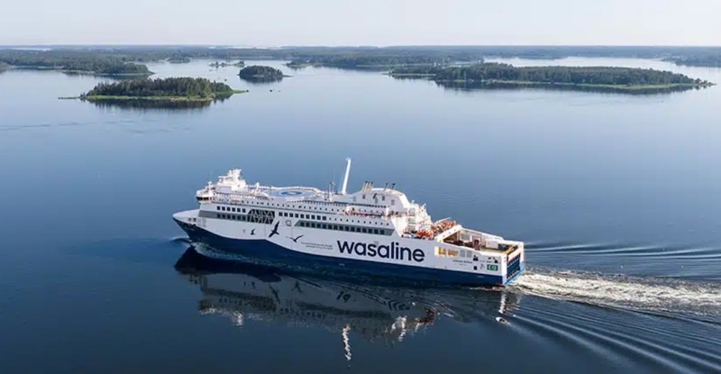 Biogas gör att Wasaline blir Östersjöns första koldioxidneutrala rederi