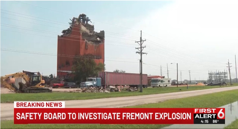 Dödlig dammexplosion vid pelletsfabrik i Nebraska i USA