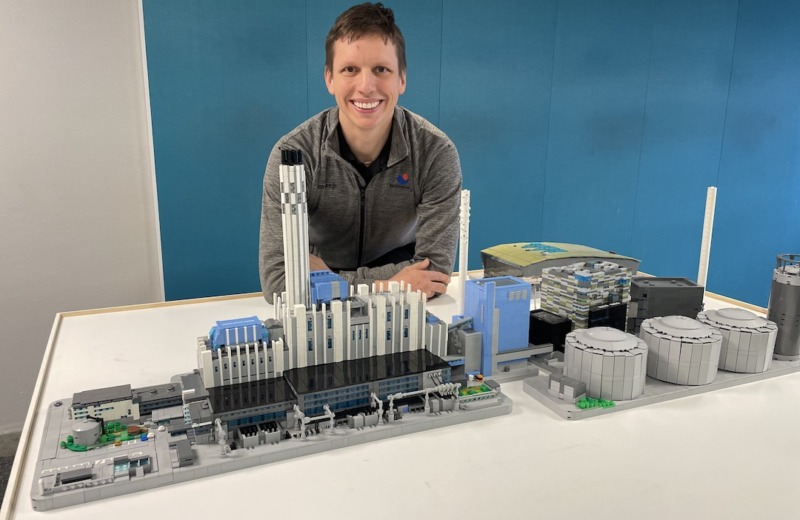 Klossfestivalen i Västerås: Nu kan fler se Mälarenergis kraftvärmeverk i lego