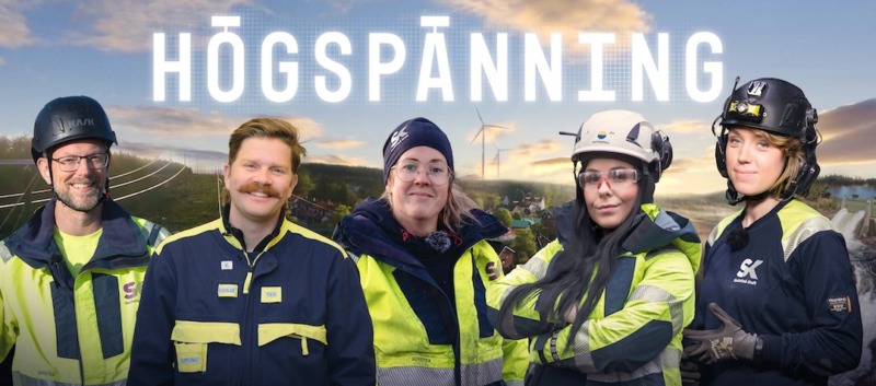 Viaplays succéserie Högspänning riktar kameran mot Mälarenergi