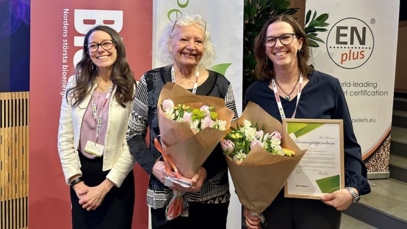 Hon tilldelas Jan Häckners bioenergistipendium 2026