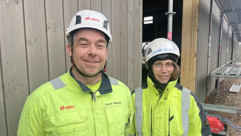 45 000 träspikar ska minska klimatavtrycket i ny transformatorstation