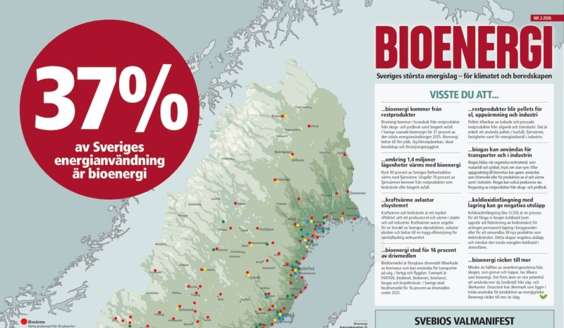 Nu lanseras nya Bioenergikartan 2026!
