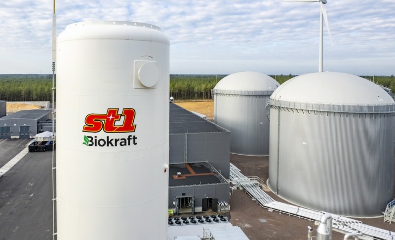 St1 Biokraft säkrar finansiering om 260 miljoner euro för tillväxt inom biogas