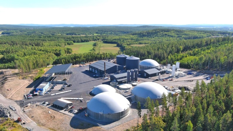 Borlänge får anläggning för 120 GWh flytande biogas