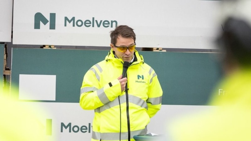 Ny energicentral invigd på Moelven Vänerply